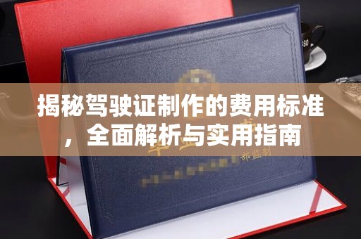 菏泽揭秘驾驶证制作的费用标准，全面解析与实用指南