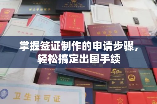 菏泽掌握签证制作的申请步骤，轻松搞定出国手续