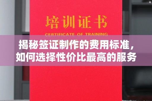 菏泽揭秘签证制作的费用标准，如何选择性价比最高的服务？