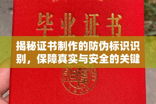 菏泽揭秘证书制作的防伪标识识别，保障真实与安全的关键