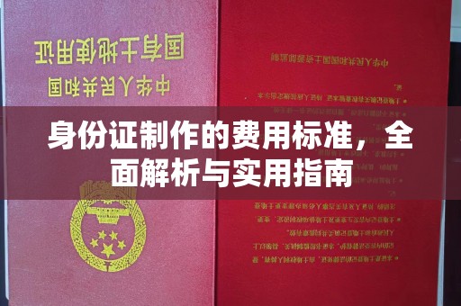 菏泽身份证制作的费用标准，全面解析与实用指南