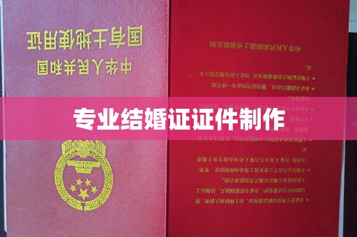菏泽专业结婚证证件制作