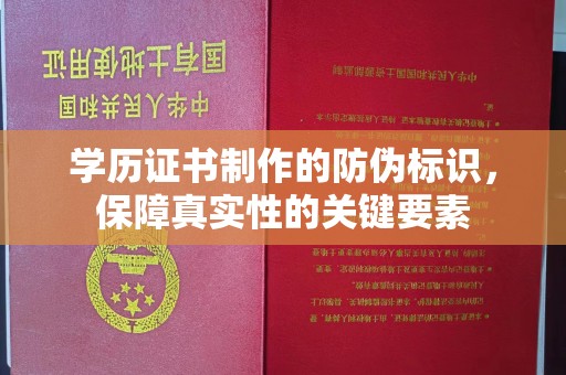 菏泽学历证书制作的防伪标识，保障真实性的关键要素