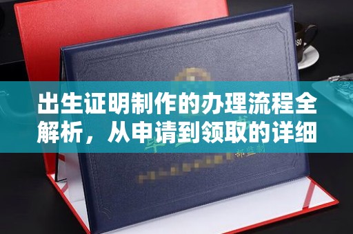 菏泽出生证明制作的办理流程全解析，从申请到领取的详细指南